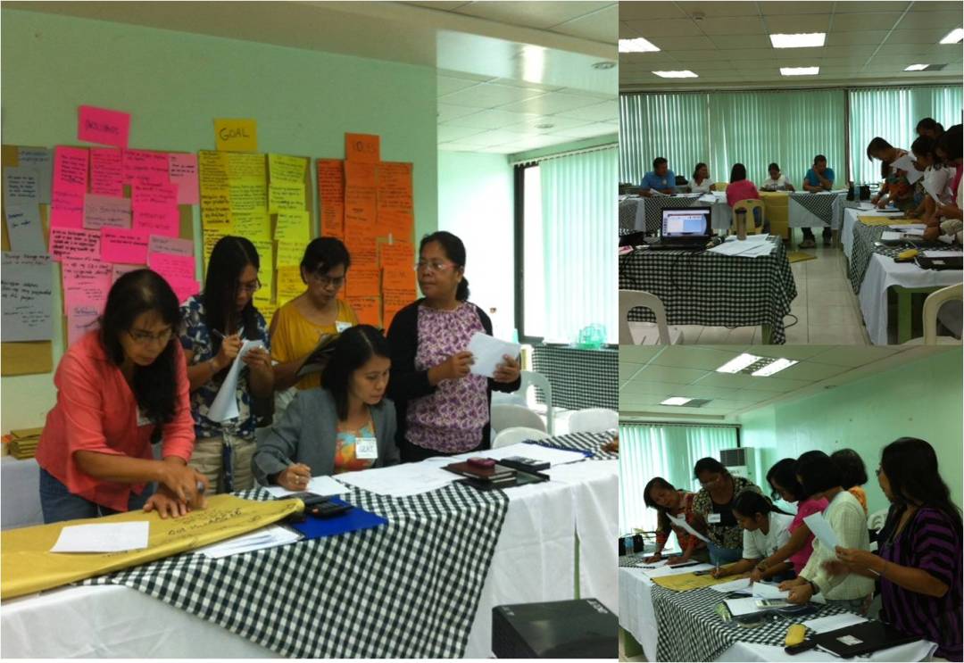 FM participants during the training workshops.