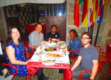 Michael Canares with other members of the ODDC network