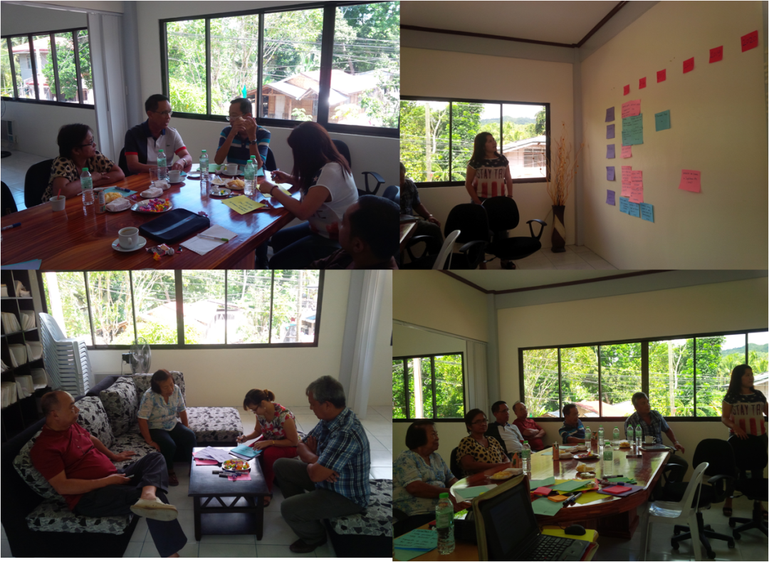 Board and staff of the Rural Bank of Loboc during the business strategy workshop.